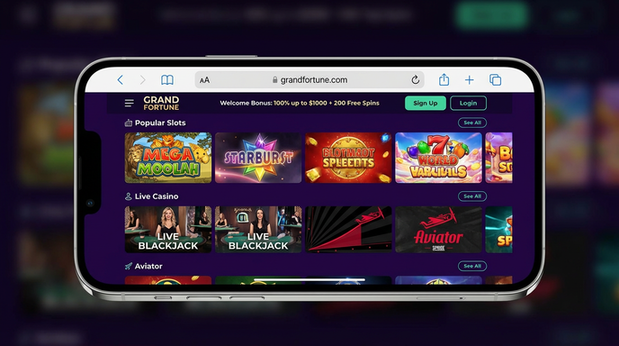 Main screen of One21 Slots ios page for PK players